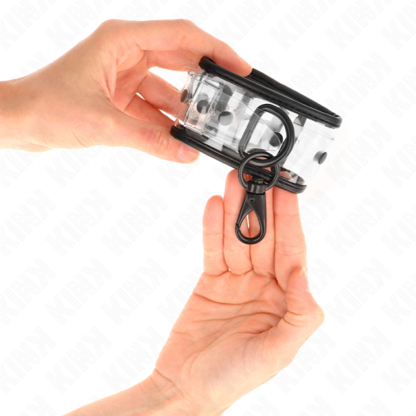 Kink - Puños Transparentes Ajustables 18-30 CM X 5,5 CM