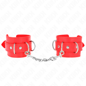 Kink - 3 Appareils-Poignets Ajustables Rouge 17,5-25 CM X 6 CM