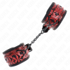 Kink - Appui-Poignets Motif Diamant Rouge Foncé Réglable 17-26...