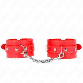 Kink - Muñequeras finas ajustables rojas 21-33 CM