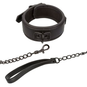 Calexotics - Nocturnal Collier ET Laisse EN Cuir Réglable Noir
