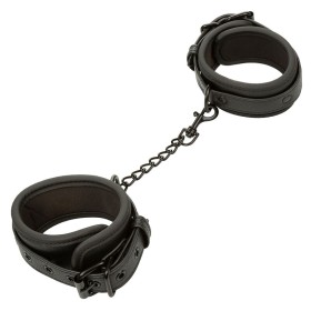 Calexotics - Tobilleras nocturnas ajustables de cuero negro