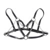 Subblime - 953713 Ceinture Punk Bondage Boucle Métal Noire Tai...