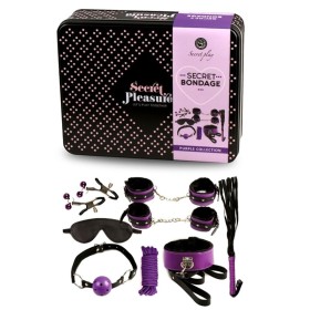 Secretplay - Bdsm SET 8pzs Purpura / Negro. – Kit de juguetes sex
