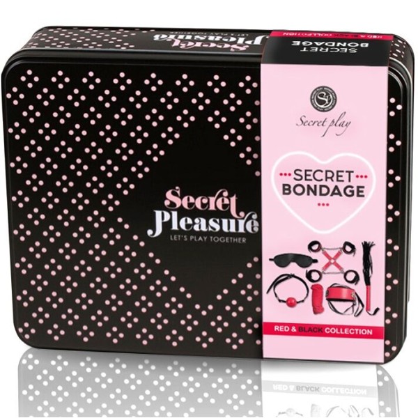 Secretplay - Bdsm SET 6 PCS Colección Roja - Kit de juguetes sexu