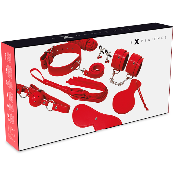 Experiencia - Bdsm Fetish KIT Serie Roja - Kit de juguetes sexual