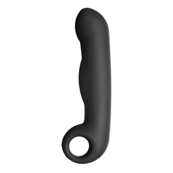 Electrastim - Vibrador de Silicone Preto Ovid – Eletroestimulação