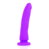 DELTA CLUB - TOYS ARNES + DONG SILICONE VIOLET 20 CM -O- 4 CM DELTACLUB