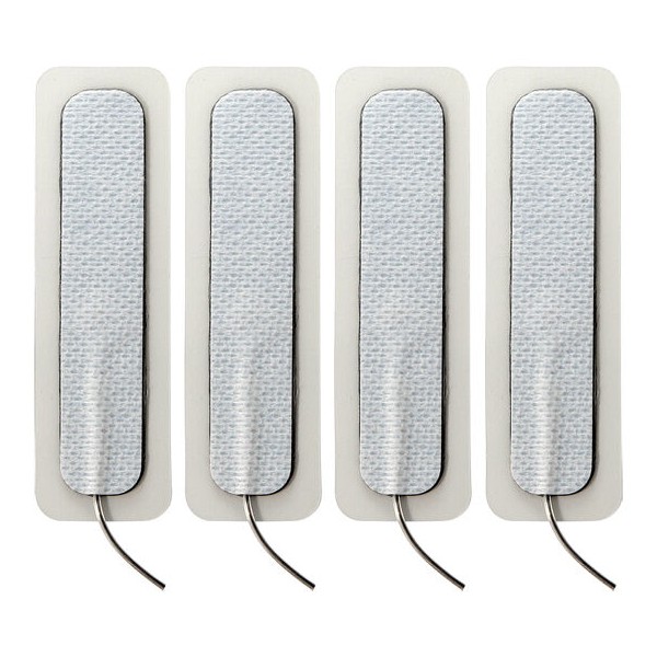 Electrastim - 4 x Almohadillas Autoadhesivas Largas 1,5 cm x 7,5 