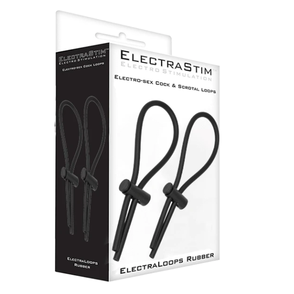 Electrastim - Ajuste de goma. Bucles de gallo y escrotal