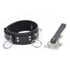 Ohmama Fetish - Collar de sumisión con 3 anillos