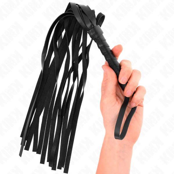 Kink - Látigo Individual Negro 45 CM – Látigos BDSM