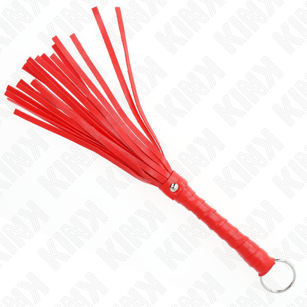Kink - Mini Chicote Único Vermelho 28 CM – Chicotes BDSM