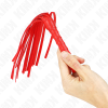 Kink - Mini Látigo Individual Rojo 28 CM – Látigos BDSM