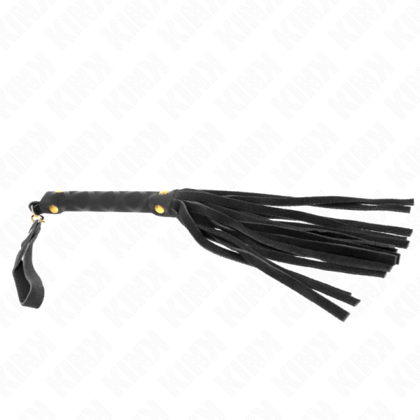 Kink - Mini Látigo Ante Negro 30 CM – Látigos BDSM