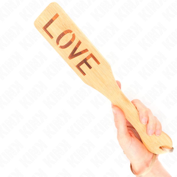 Kink - Paleta de Bambú WORD LOVE 32 X 5,5 CM