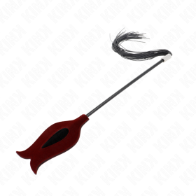 KINK - Látigo pompón silicona rosa 45 cm