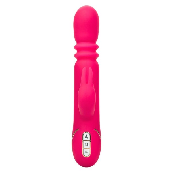 CALEXOTICS - JACK FANTASY TRIPLE VIBRADOR CALEFACTABLE CONEJO ROS