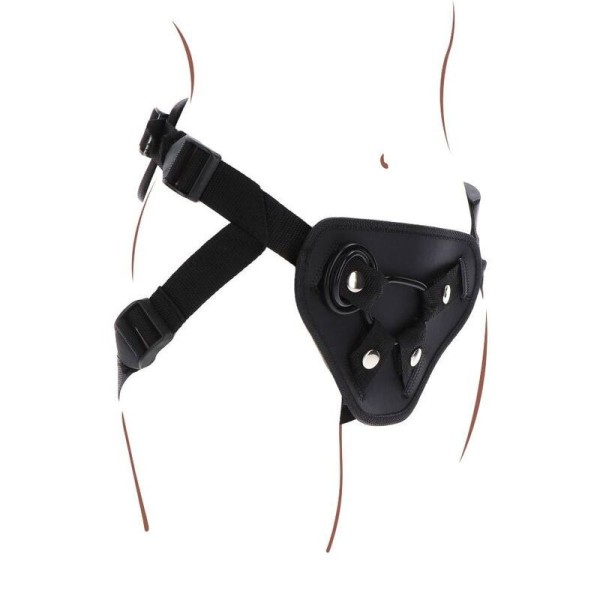 GET REAL - HARNAIS STRAP-ON DELUXE NOIR GET REAL