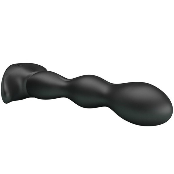 KING COCK - 7 GODE NOIR AVEC BOULES 17.8 CM KING COCK