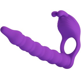 Pretty Love - Anéis para pênis Blackney com plug vibrador