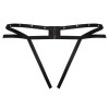 Livco Corsetti Fashion - String Nomade Sans Crotchless Noir