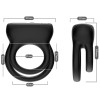 Armony - Vibrateur Double Anneau Noir – Cockring avec vibration