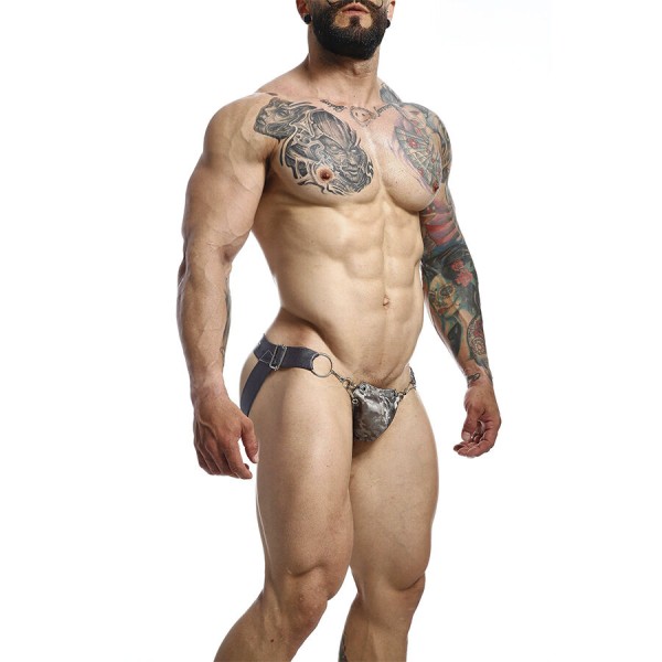 MOB - Jockstrap Dngeon Snap Gris Taille Unique
