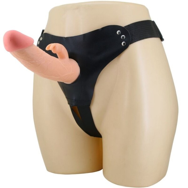 PRETTY LOVE - MAVIS HARNAIS CULOTTE UNIVERSELLE AVEC GODE 19 CM NATUREL PRETTY LOVE