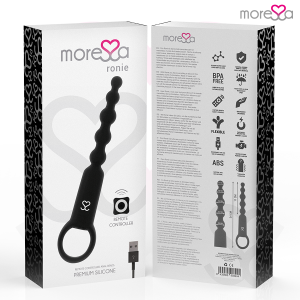 Moressa - Ronie Control Remoto Negro Placer Anal