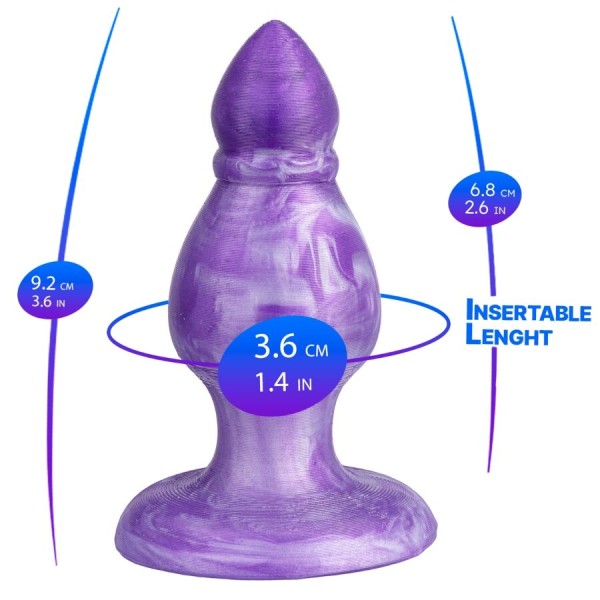 Silexd - Queen Anal Plug Fantasy Silicone Liquide Thermoreacti...