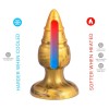 Silexd - Goldy Fantasy Plug Anal em Silicone Líquido Termorreativo...