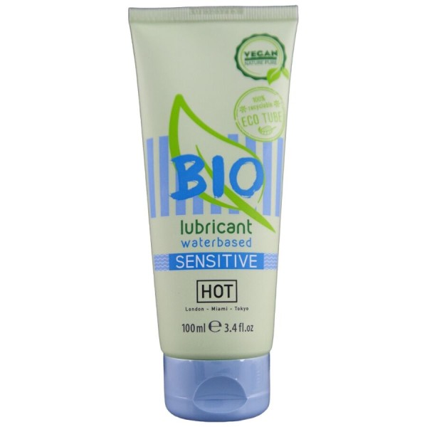 HOT - Lubricante a Base de Agua Sensitiv ORGÁNICO 100 ML