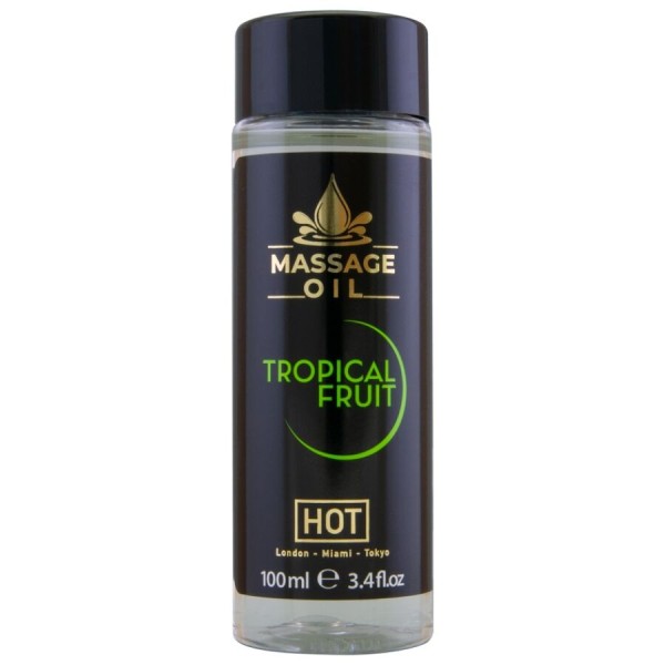 HOT - Huile DE Massage AUX Fruits Tropicaux 100 ML