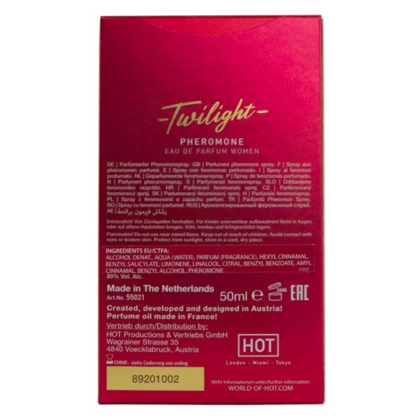 HOT - Parfum Pheromone Twilight Pour Femme 50 ML
