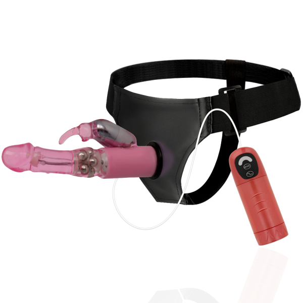 HARNESS ATTRACTION - RNES DANIEL AVEC VIBRATION ET ROTATION 18 CM -O- 3.5 CM HARNESS ATTRACTION