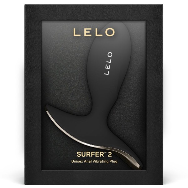 Lelo - Surfer 2 Plug Vibrant Anal Unisexe Noir