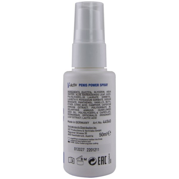 HOT - V-Activ, Spray Stimulant Pour LE Pénis, 50 ML