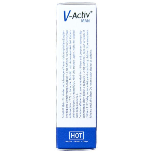 HOT - V-Activ Cápsulas Hombres 20 Unidades – Pastillas para hombr