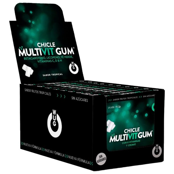 WUG GUM - Multivit Vitaminas C, H, D, Beta-Caroteno, Licopeno ...