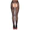 LEG Avenue - 1967 Collants Résille Bloom Noirs - Taille Unique