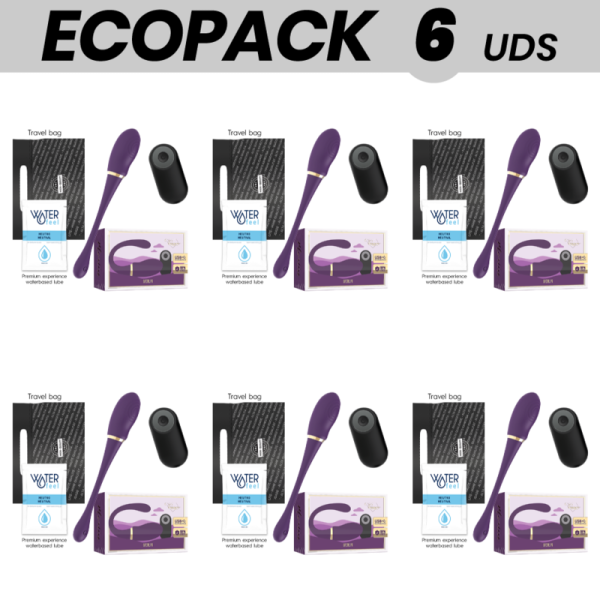 Ecopack 6 Unités - Treasure Merlin Double Couple Vibrator Cont...