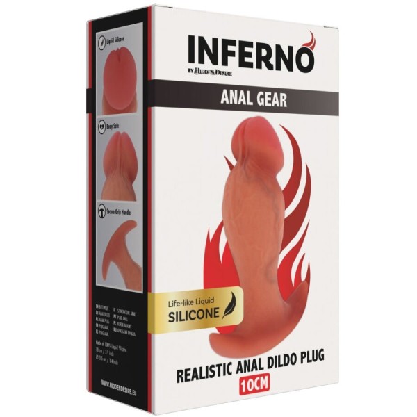 Deseo Oculto - Inferno Plug Anal Realista 10 CM