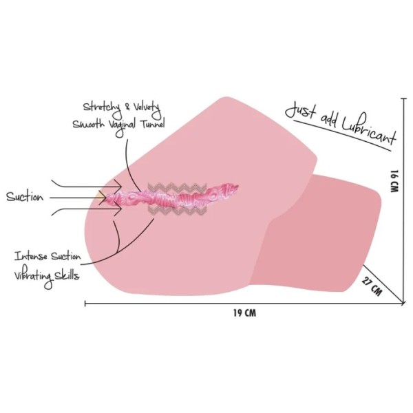 Hidden Desire - Juicy Sucking Pussy Torse Féminin 4 KG