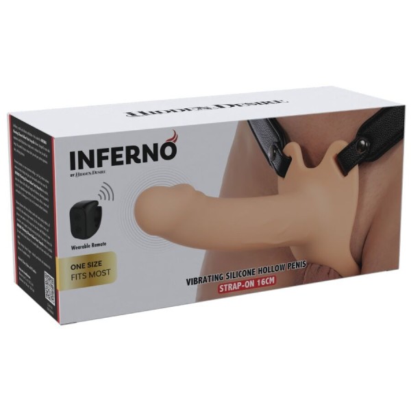 Hidden Desire - Inferno Funda Vibradora Para El Pene Con Arnés 16