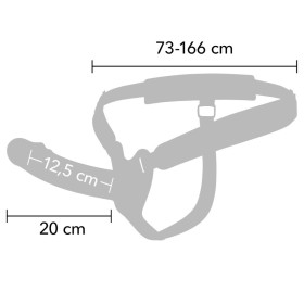 Hidden Desire - Manga vibratória para pênis Inferno com alça 20 CM