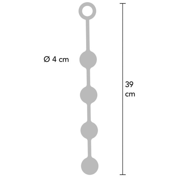 Desejo Oculto - Bolas Anal Extremamente Pesadas L