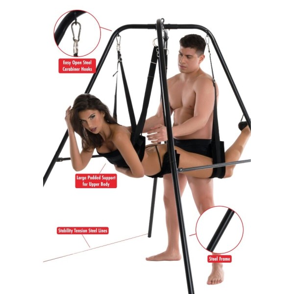 Deseo oculto - Columpio sexual para amantes extremos con soporte