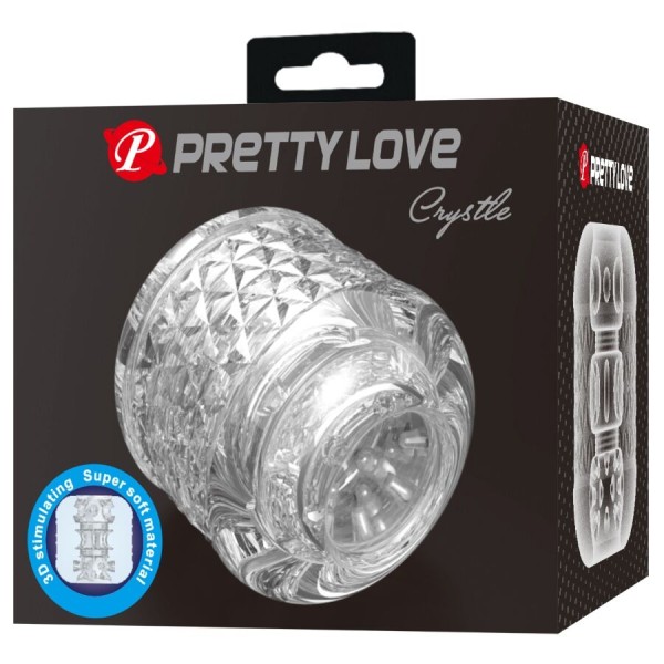 Pretty Love - Masturbador Crystle de Doble Entrada