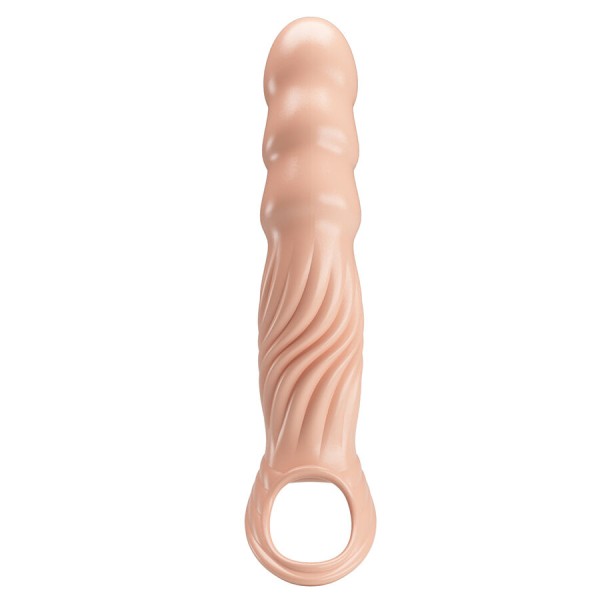 Pretty Love - Funda para pene texturizada con alargadores